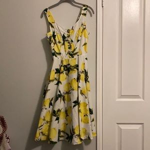 Belle poque lemon dress small